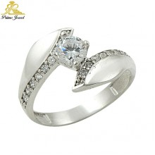 Gümüş Zirkon Taşlı Yüzük